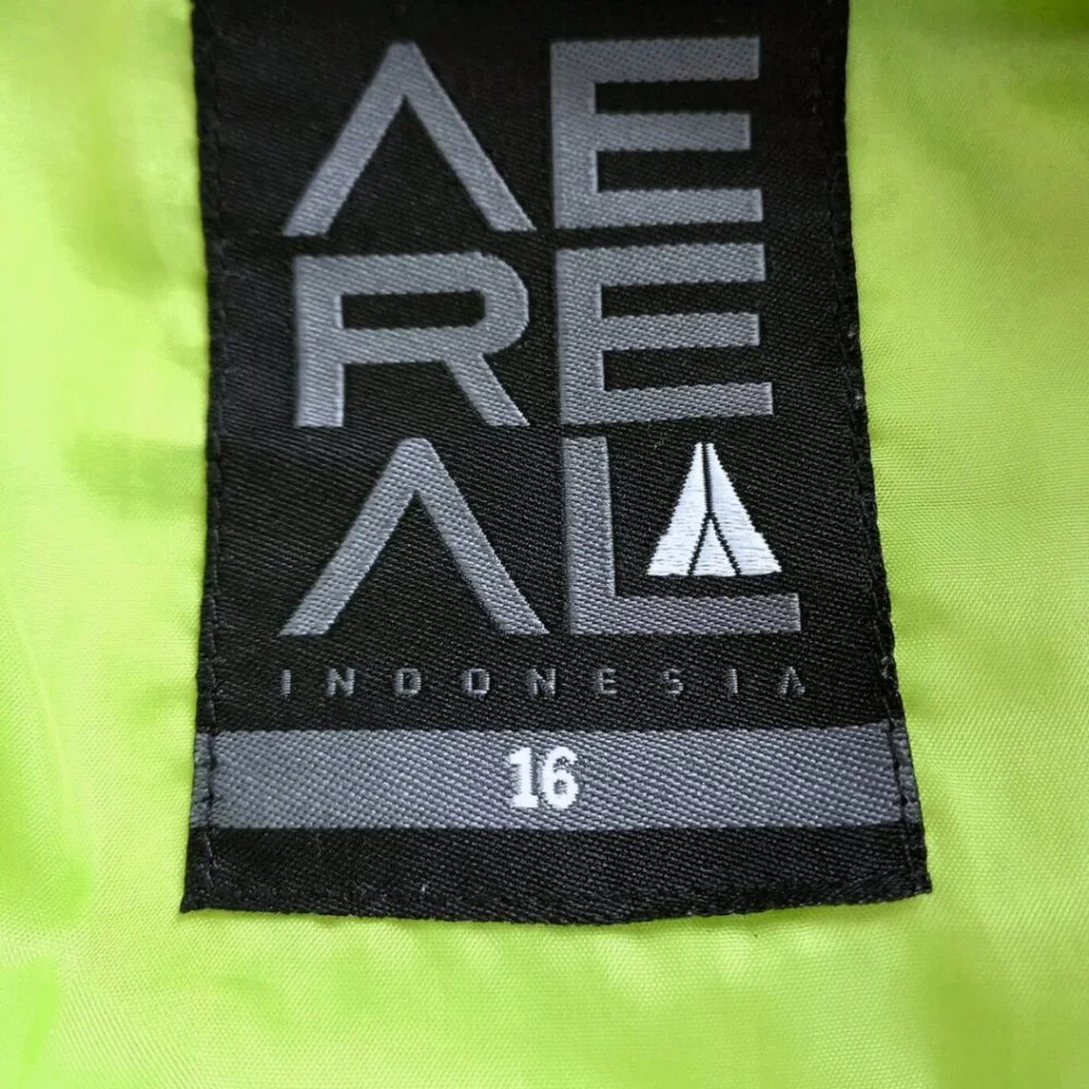 Aereal Blue Hooded Puffer Jacket – Kids Size 12 - Picture 9 of 11